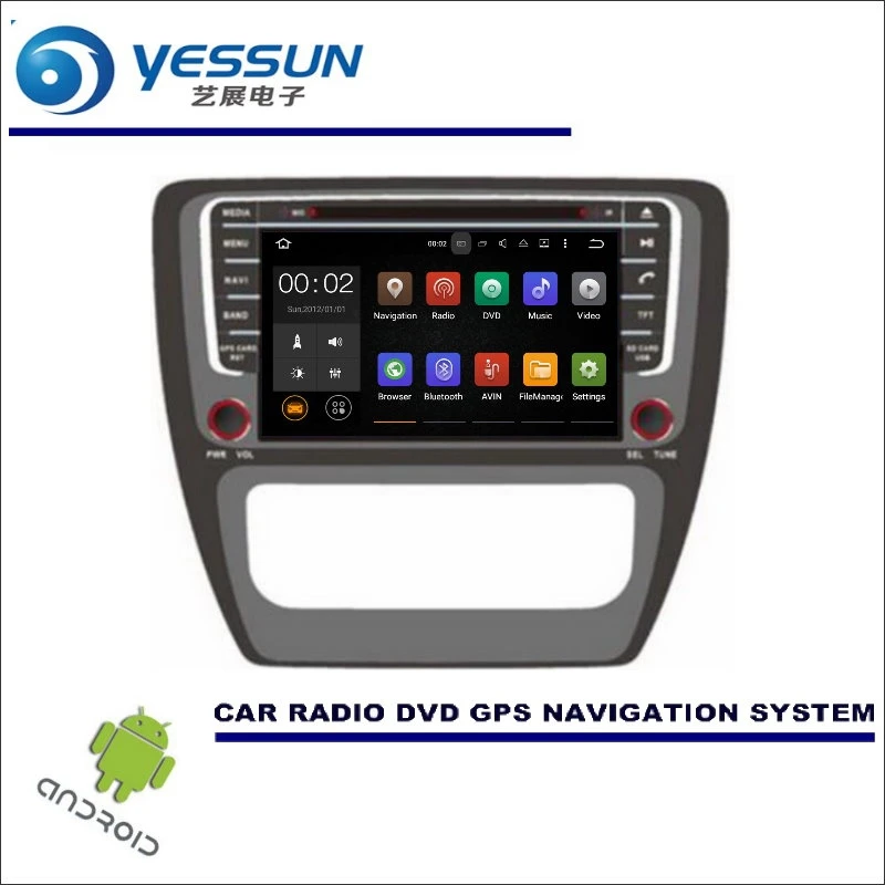 

YESSUN Car Multimedia Navigation For Volkswagen VW Sagitars 2012~2017 - CD DVD GPS Player Navi Radio Stereo HD Wince / Android