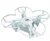 FQ777 124 плюс Мини Quadcopter 4CH 6-ось гироскопа Безголовый режим один ключ возвращение переключаемый контроллер RTF с большой LED F18521/4