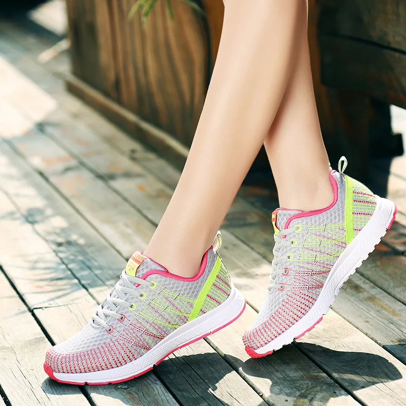 

Autumn High Quality Women Sneakers Lace Up Jogging Comfortable Soft Breathable Running Shoes for Female Outdoor Sports Travel