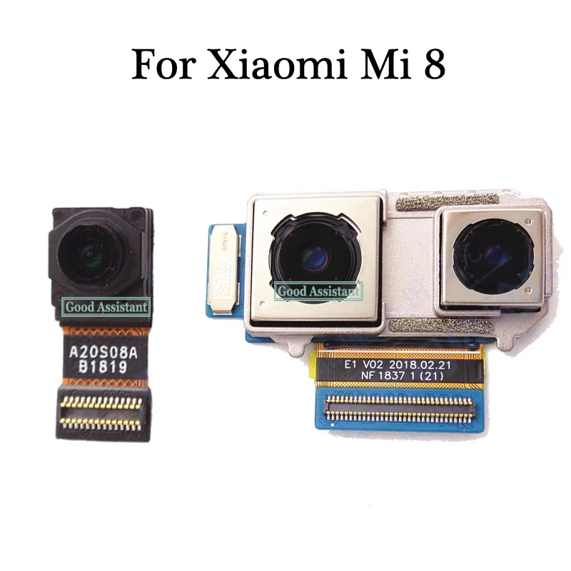 Для Xiaomi Mi 8 Mi8 задняя основная большая камера Маленькая фронтальная гибкий кабель
