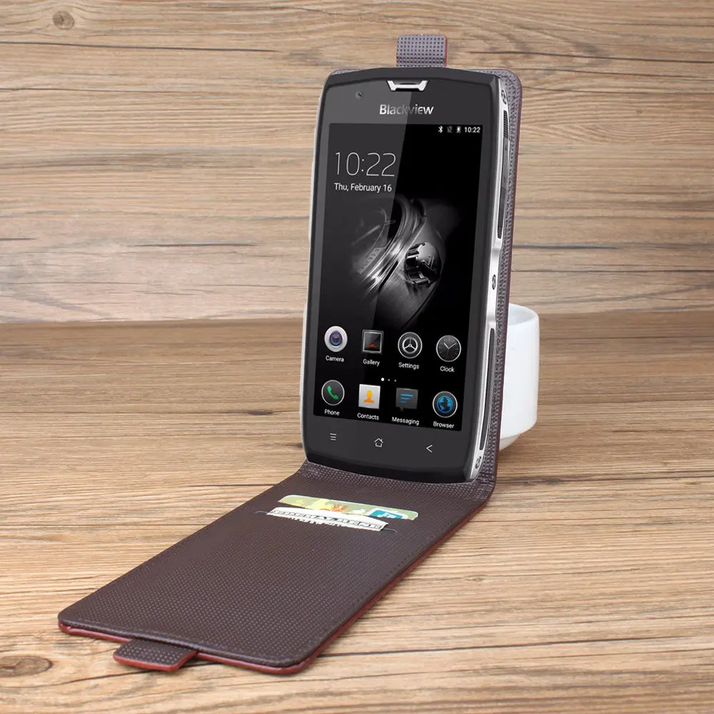 جلدية فاخرة حالة ل Blackview BV7000 برو/BV 7000 برو 5.0 \