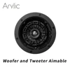 5.25 inches in-ceiling speaker with pivotaing and rotating woofer and tweeter(each) ► Photo 1/4
