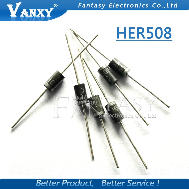 20 шт HER508 диод 5A 1000V|diode 5a|5a diodesdiode 1000v |