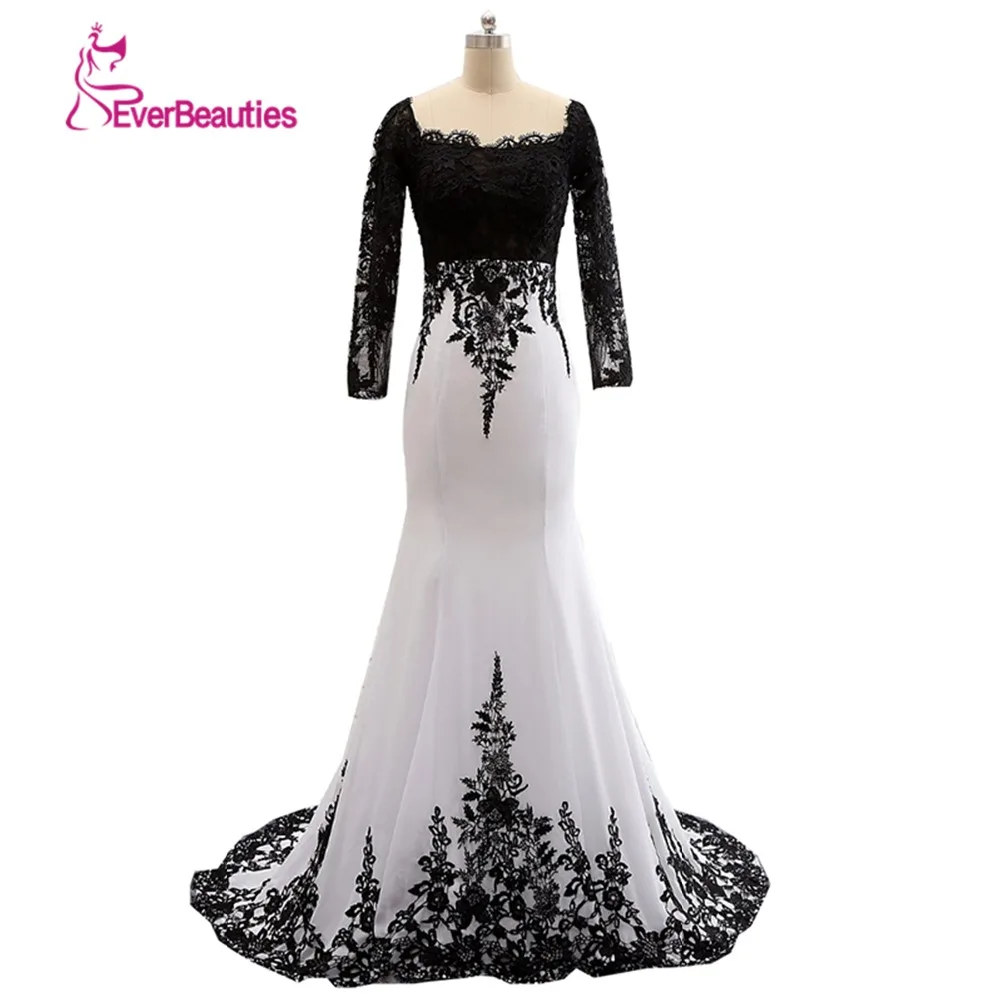 

Evening Dress Real Sample Dress 2019 Bead Muslim Evening Dress Satin Black Formal Evening Gowns Mermaid Robe De Soiree
