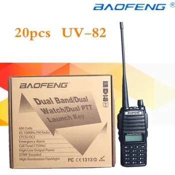 

by dhl 20pcs Baofeng UV-82 Dual Band VHF 136 - 174 / UHF 400 - 520 MHz FM Transceiver Walkie Talkie Two 2 Way Radio