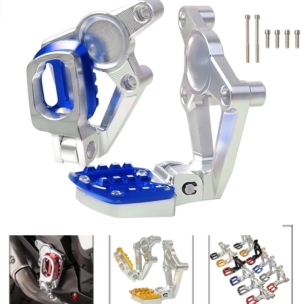For Honda XADV750 2017 2018 Motorcycle Folding Rear Sets Articular Footpeg X ADV 750 motorbike Foot Peg Footrest Passenger | Автомобили и