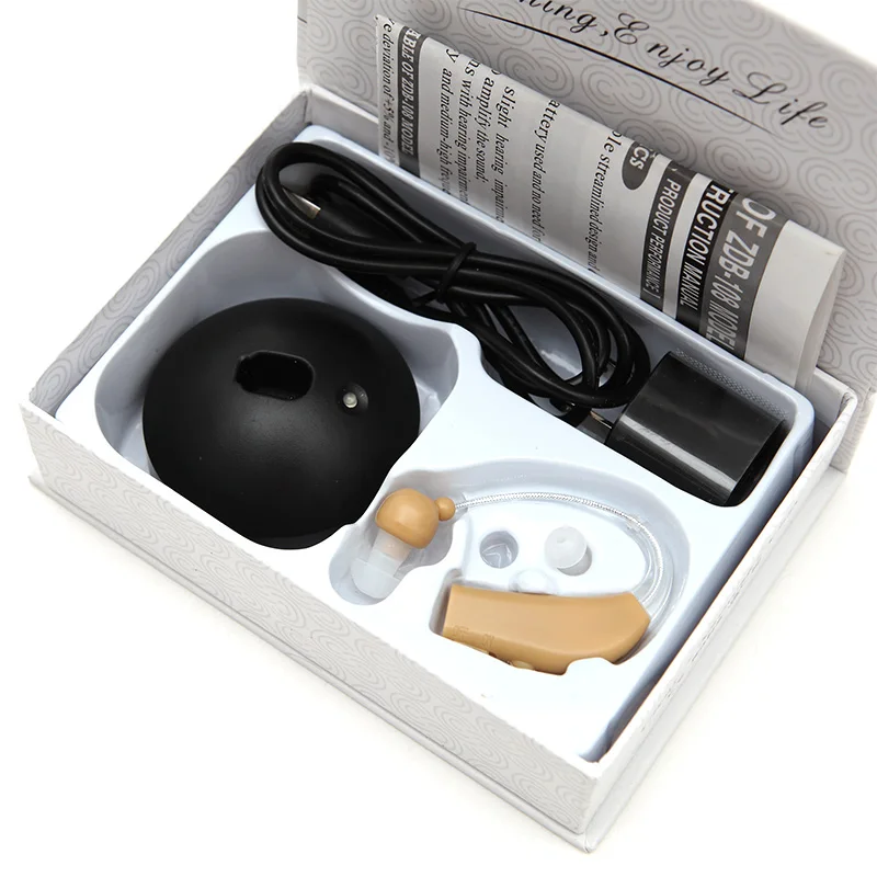 

Rechargeable Hearing Aid Sound Amplifier Ear Care Tools Adjustable Hearing Aids for The Elderly/Hearing Loss Patient