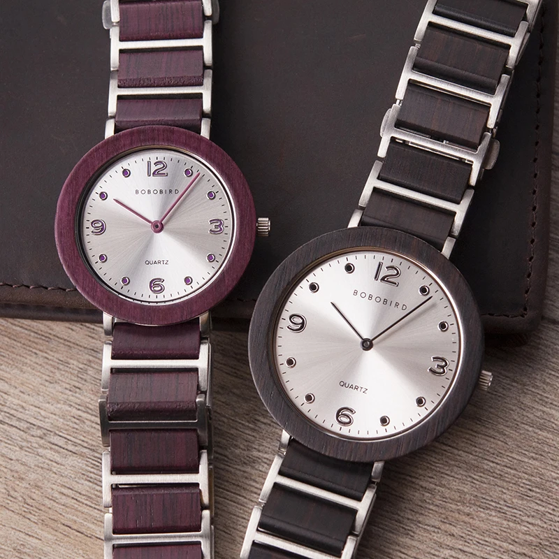 Часы montre homme 2020 BOBO BIRD Lovers Ультратонкий чехол 6 мм деревянные кварцевые наручные