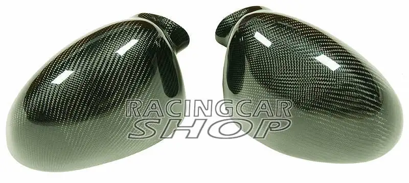 REAL CARBON FIBER MIRROR COVER TRIM 1pair for 2000-2006 BMW E46 M3