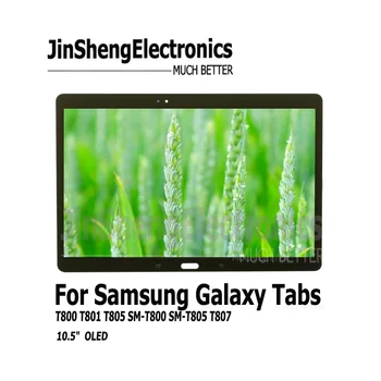 

OLED high resolution For Samsung GALAXY Tab S T800 T805 SM-T800 SM-T805 10.5" LCD Display+Touch Screen glass Sensors Assembly