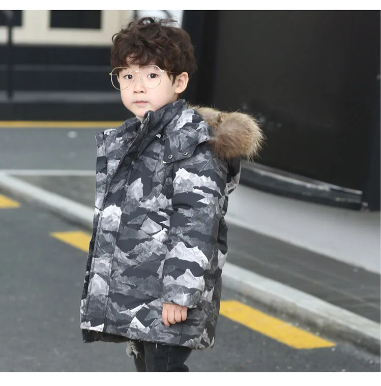 camouflage hooded white duck down coats for kids outerwear tops for teenage boys winter jackets clothing new 2018 children coats (11)
