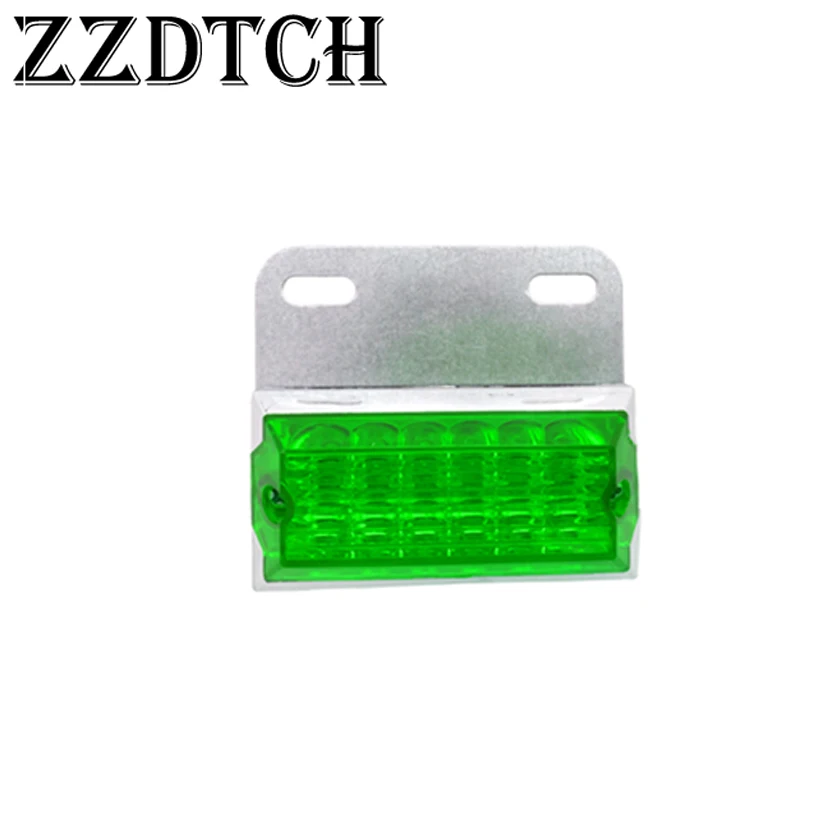 ZZDTCH 10 шт. 24 в 12 Led Грузовик Боковые габаритные огни лодка тормозной фонарь для грузовика огни