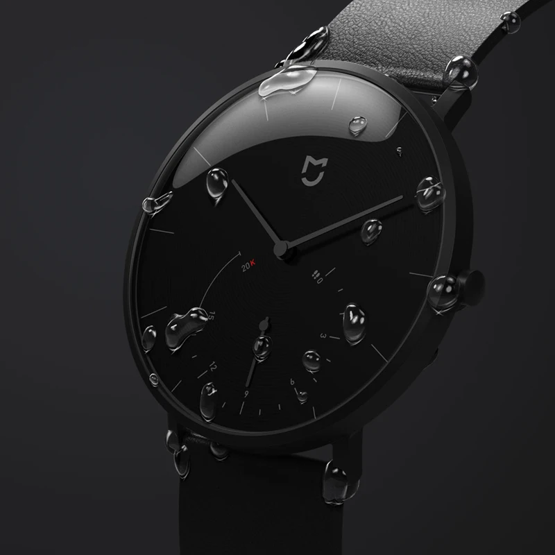 Оригинальные умные кварцевые часы Xiao mi jia, водонепроницаемые, 3ATM, шагомер, Bluetooth, 4,0, mi Band, 316L сталь, умные часы, будильник, синхронизация времени