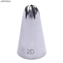 Горячий# 2D большой размер розы Торт Глазурь советы кекс насадки для выпечки украшения торта декоративные наконечники для выпечки Кондитерские советы инструмент