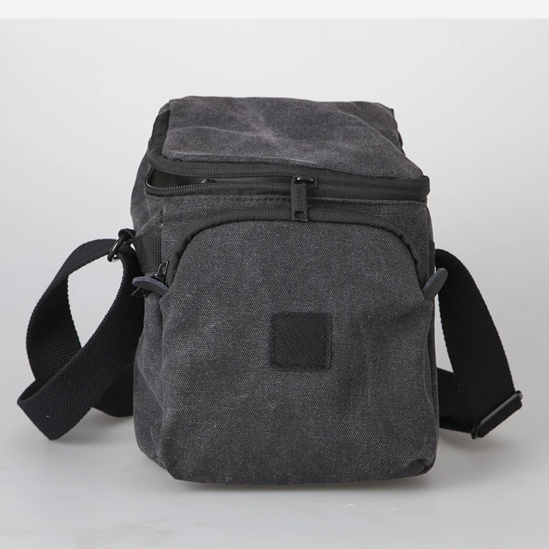 CADEN плеча Камера темно-серый цифровой Камера сумки для Для мужчин Для женщин слинг плеча холст мягкие сумки новая мода для Canon nikon