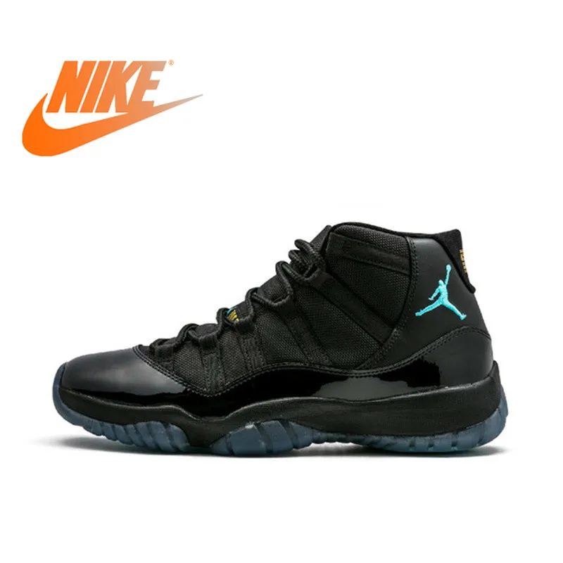 Official Original Nike Air Jordan 11 Retro Win Like 96 Men's Basketball Shoes Wear Resistant Sneakers Non-slip Footwear 378037