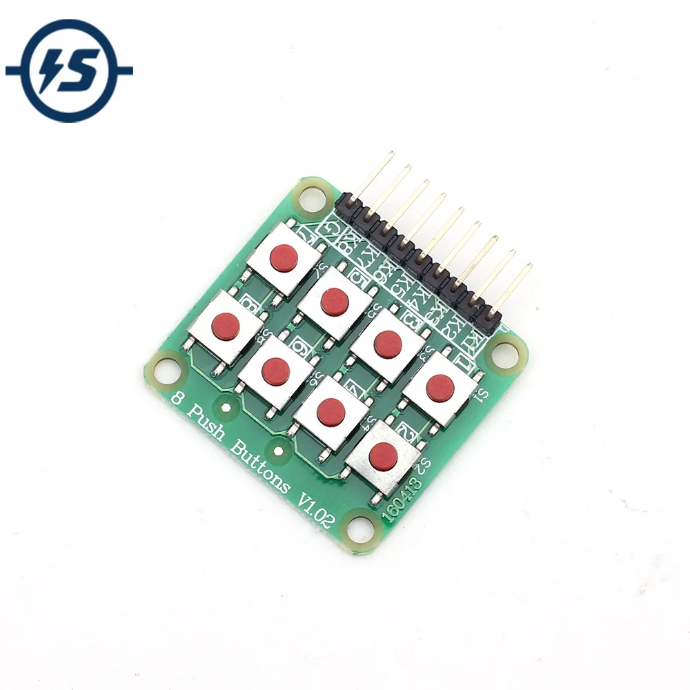 10pcs/lot 2x4 4x2 Keypad 8 Key Board Matrix Keyboard Button for Arduino ...