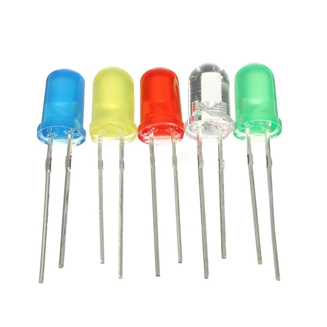 1000 pcs LEDs Light emitting diodes LEDs Model Blue Green Yellow Red