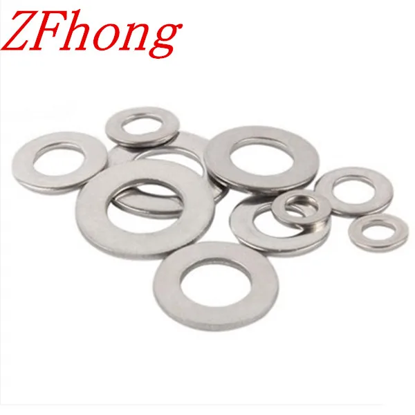 

200PCS M4*6/7/8/9/10 Thickness 0.2/0.3/0.5/1mm Stainless Steel 304 Ultra-thin Flat Washer Gasket