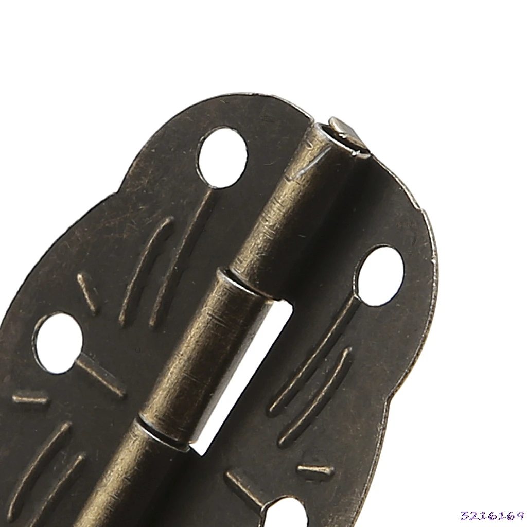 10x Door Butt Hinges Alloy Rotated From 0-280 Antique Bronze 30mm x22mm