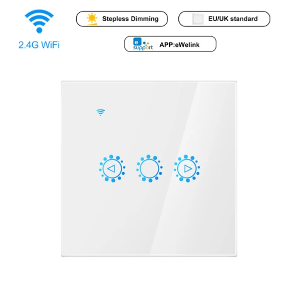 Умный выключатель света настенный Wifi светильник светодиодный сенсорный