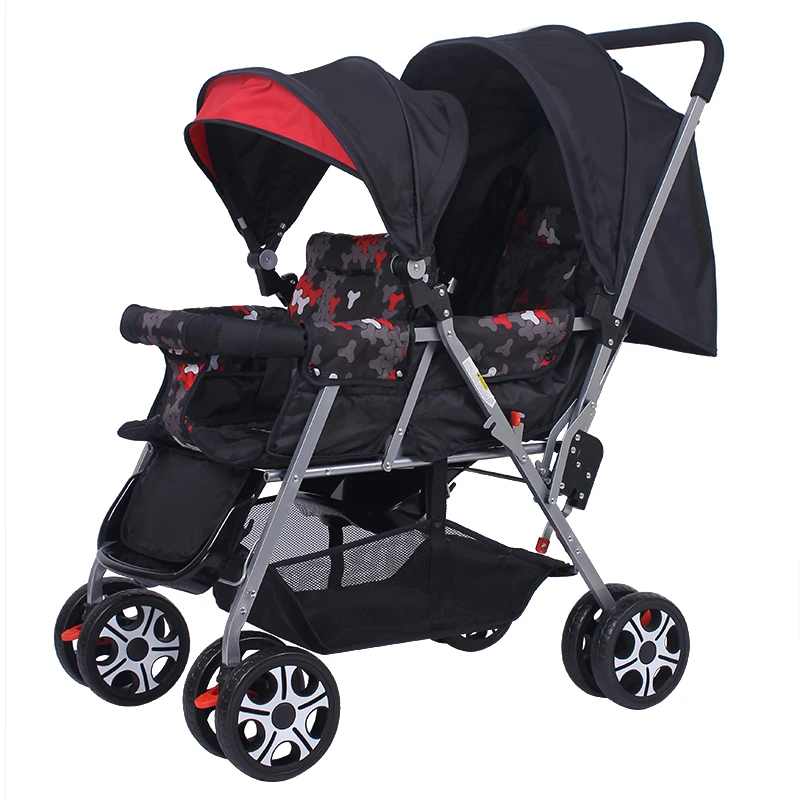 Multifunction Twins Baby font b Strollers b font Pre and Post Sitch Baby font b Stroller