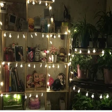 4 м цветные модели аккумуляторов, Рождественский светодиодный светильник, светящиеся звезды, декоративные неоновые огни для спальни, для праздников, Рождества, дня рождения, вечеринки