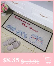 Zeegle Придверный коврик для улицы коврик на пол в ванной нескользящий коврик для детской спальни коврик для ног кухонный абсорбирующий коврик с принтами