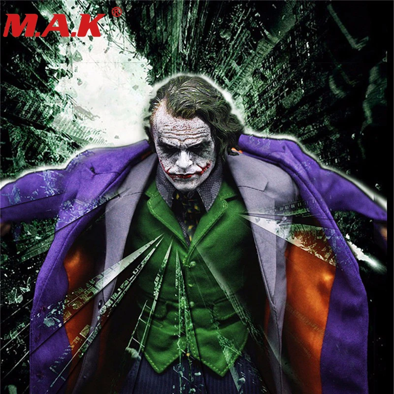 1/6 joker the dark Knig Бэтмен злодей фиолетовая одежда наборы моделей для 12 дюймов мужской человек фигурка игрушки без головы и тела