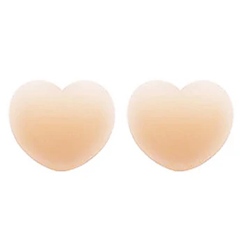 

Women Silicone Nipple Cover Invisible Sexy Reusable Round shaped Breast Self Adhesive Pasties Stickers dress Chest Paste #04