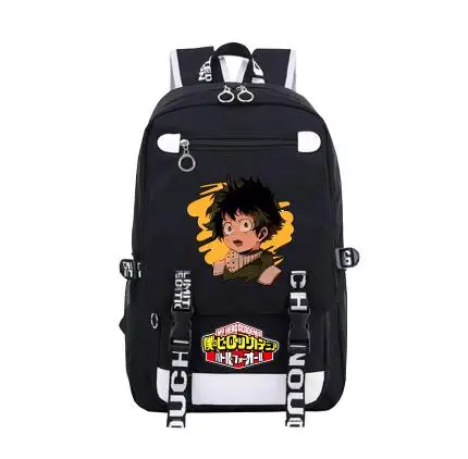 Аниме Мой герой Academy Izuku Midoriya рюкзак школьный Boku No Hero academic мультфильм рюкзак путешествия ноутбук сумки на плечо - Цвет: J