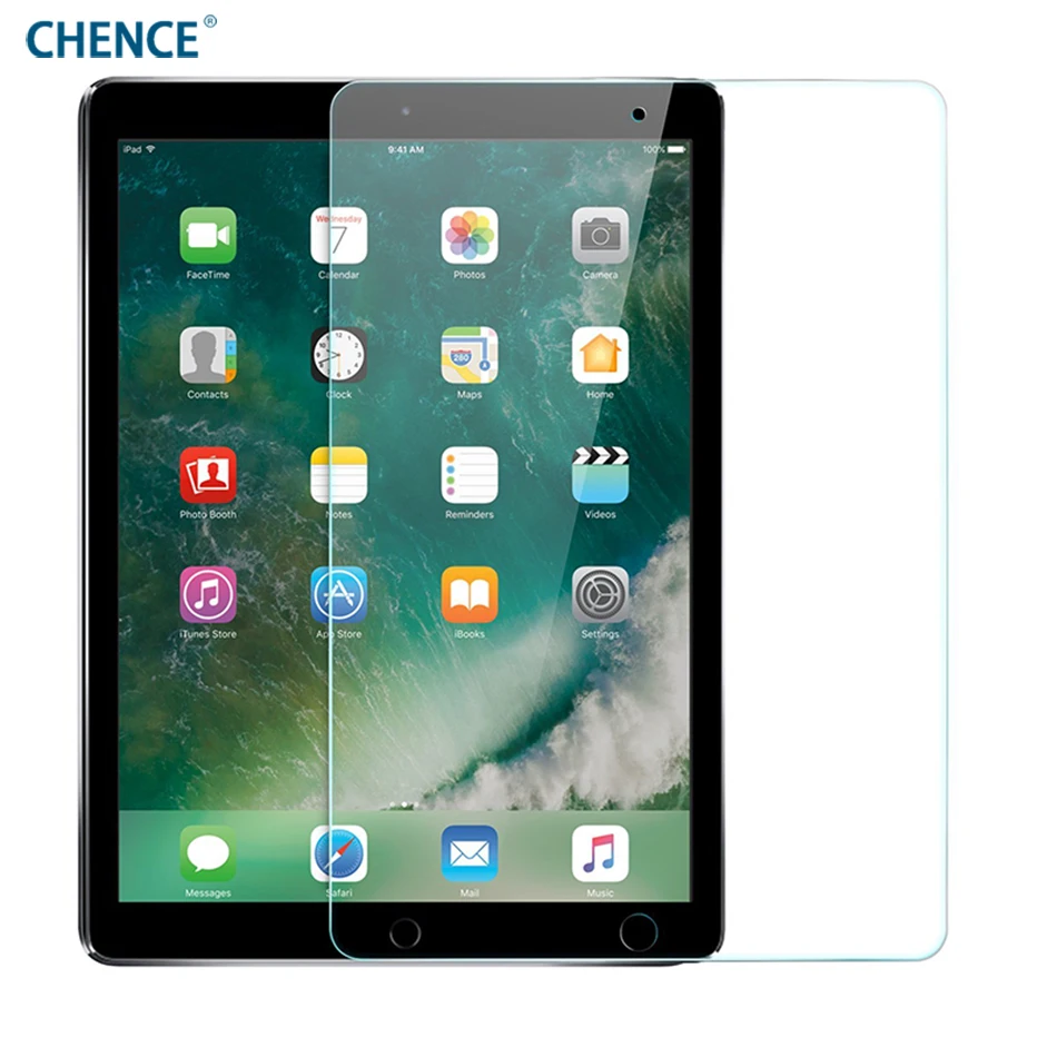 Screen Protector for iPad 9.7 2017 Free Applicator Tempered Glass Film
