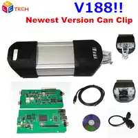 ベストプライス + 高品質 1998-2018 スーパーための最新 V188 クリッピングすることができクリッピングすることができ Reprog OBDII OBD2 スキャナ診断ツールインタフェース