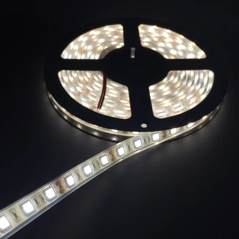 IP 68 5 М 5050 SMD Светодиодные ленты светильник 12V IP68 Водонепроницаемый 300 LED