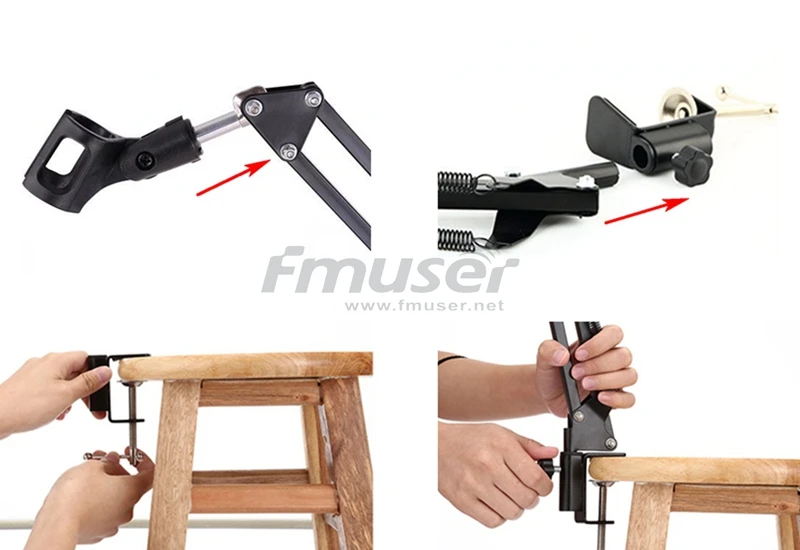 FMUSER Cantilever Studio Microphone Stand (5)