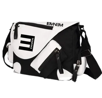 

RAP GOD Eminem Canvas Handbag Shoulder Bag Schoolbags Unisex Student Laptop Bag Gift Cosplay
