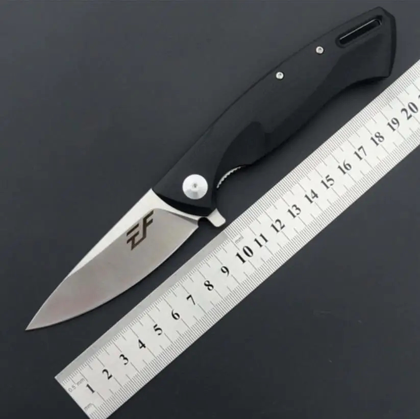 

EF26 Folding Knife D2 Blade G10 Handle Outdoor camping Hunting Survival Tactical Utility Pocket Military knives EDC hand tools