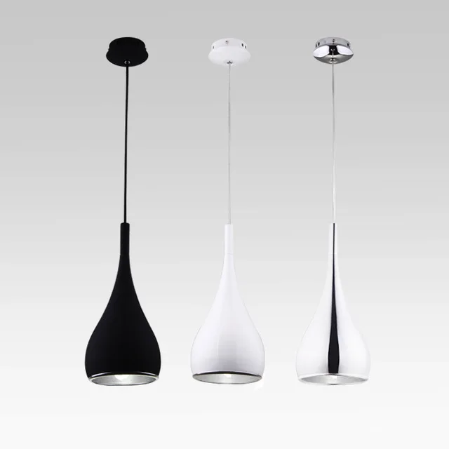 

American Style Restaurant Pendant Lamp Modern Kitchen Pendant Light Chrome Iron Plated 110-240V Dinning Room Light LED Light