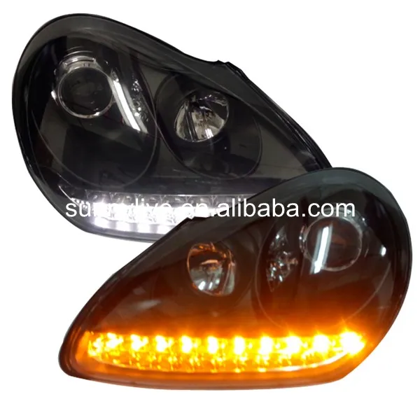 

For Porsche for Cayenne LED Headlight with Bi Xenon Projector Lens 2004-2006 year SN