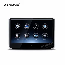 XTRONS Monitor de 1 11.6 polegada TFT Digital de ALTA DEFINIÇÃO IPS de Toque 1080 P Encosto de Cabeça Do Carro DVD Player de vídeo HDMI Port FM-TX JOGO USB + 1 Fone De Ouvido