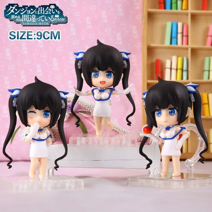 

Anime Is It Wrong to Try to Pick Up Girls in a Dungeon Hestia PVC Action Figure Collectible Model Toy Doll 9cm 3pcs/set KT1318