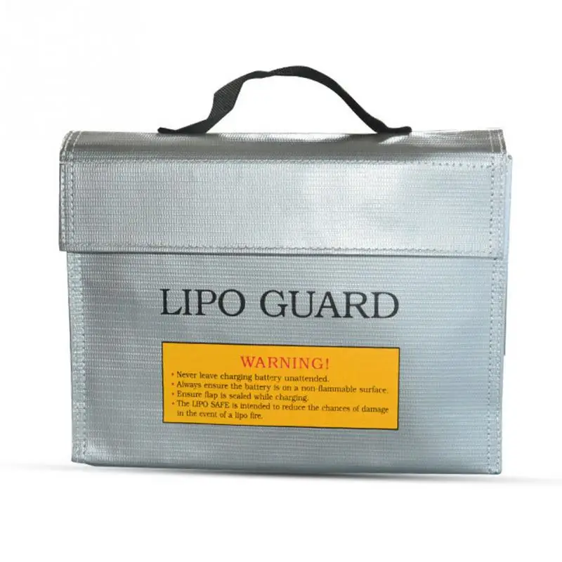 

Imported flame retardant materials LiPo Battery Charging Protection Explosion-proof Safe Guard Bag Large/Small Silver Black Red