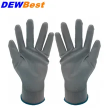 DEWBesT Садовые перчатки с полиуретановым покрытием для сада копание, рассада рабочие защитные 2/12 пара серый рабочие перчатки PU518