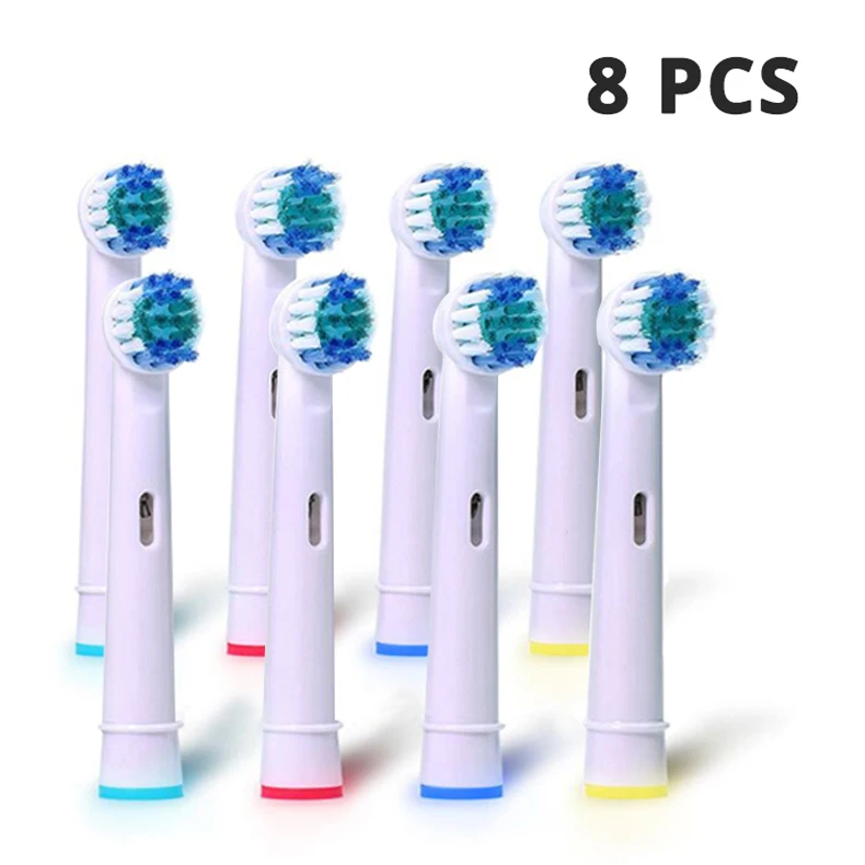 

8 PCS Replacement Toothbrush Heads Fit For Oral B Braun Electric Teeth Brush Advance Power/Triumph/Pro Health/Vitality/3D Excel