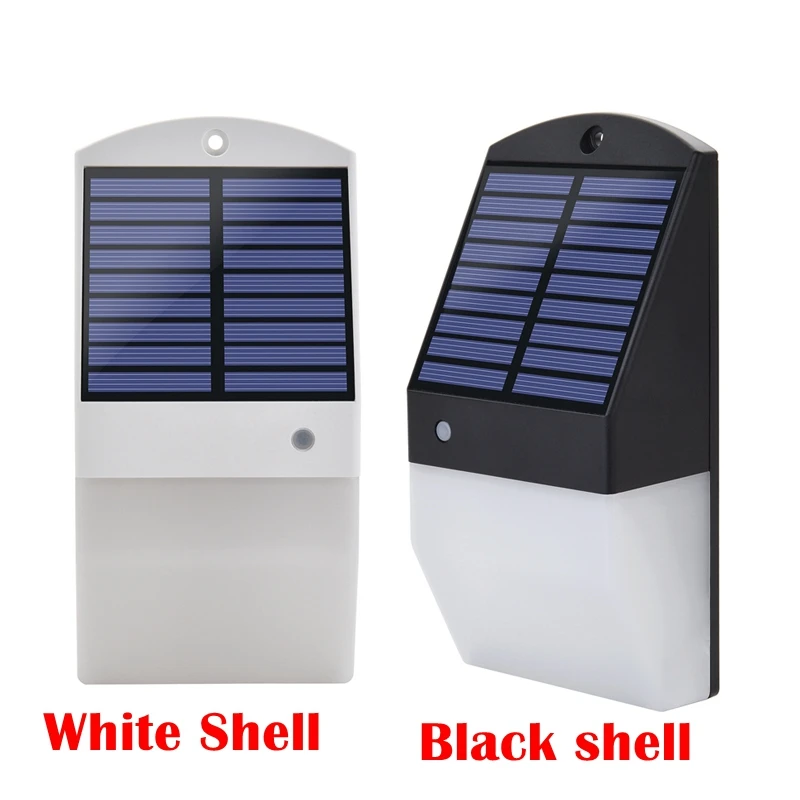 Sensor de Radar Quente e Branco Lâmpada de Luz ao ar Solar à Prova Szyoumy Solar Branco Quente Dim Luz Livre d' Água Preto - Grande Estoque 25 Led 4 SZYOUMY 25 LED Solar Sensor de Radar