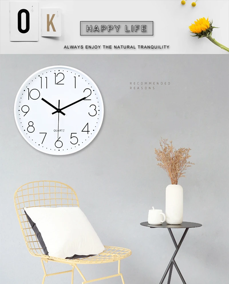 large digital wall clock large wall clock for living room (2)