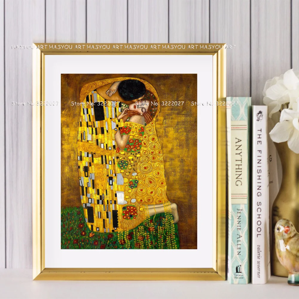 Gustav-Klimt-Kiss-Classic-Art-Painting-Print-Canvas-Art-Poster-Wall-Decor-Pictures-Room-Home-Decorative (1)