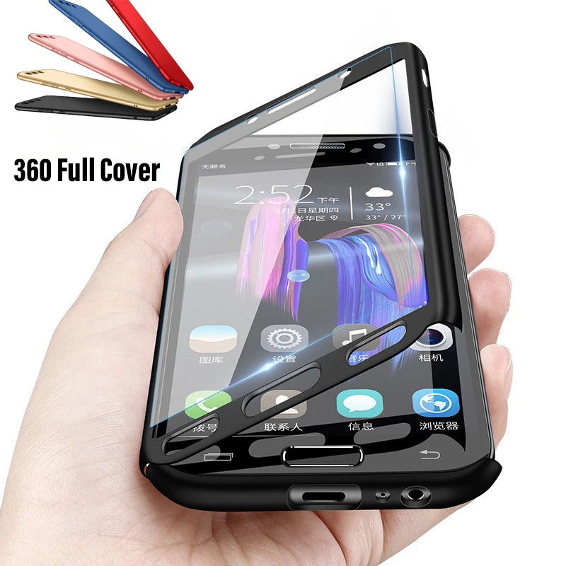 360 полный защитный чехол для samsung Galaxy M20 A8 A6 J4 J6 J5 J7 Plus Prime Pro A750 2018 S9 S8 S10 Note 9 8 S7 край |