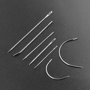 

7pcs Handmade Sewing Needles Set Sewing Pin Leather Fur Canvas Sofas Sack Mattress Stitching Needles DIY Sewing Accessories Tool