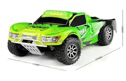 WLtoys A969 RC автомобилей 1/18 2.4Gh 4WD Краткий курс Грузовик